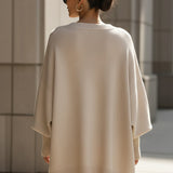 Yleisö poncho, oversize, luksus