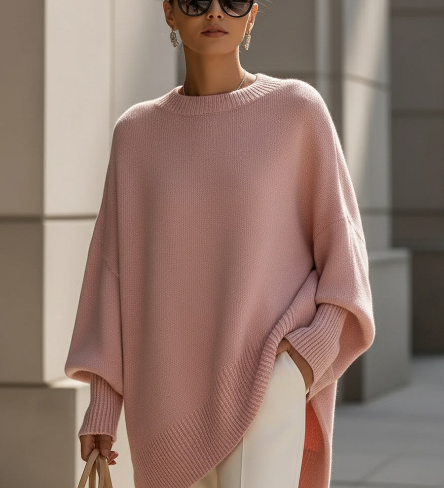 Yleisö poncho, oversize, luksus