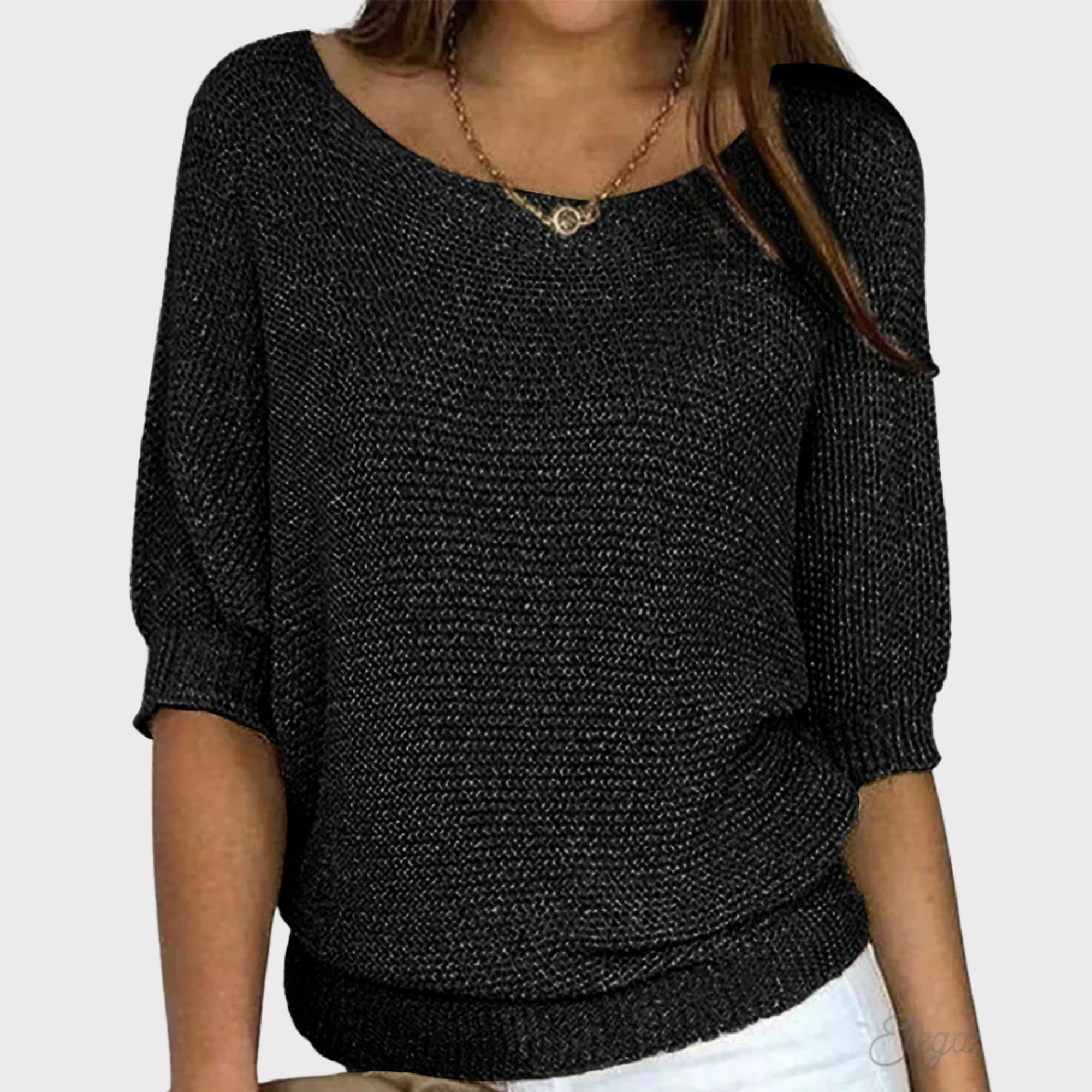 Elegantti neule hienolla tekstuurilla