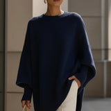 Yleisö poncho, oversize, luksus