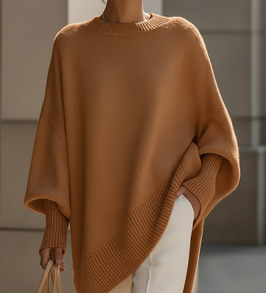 Yleisö poncho, oversize, luksus