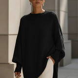 Yleisö poncho, oversize, luksus