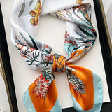 Cecile huivi 100% silkkiä 68 cm