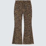 Bootcut-housut leopardikuosilla