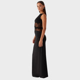 Maksi mekko, elegantti